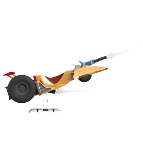 SilverHawks Ultimates Fahrzeug Wave 5 Space Racer 18 cm