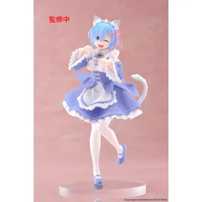 Re:Zero Starting Life in Another World Coreful PVC Statue Rem Cat Maid Ver. Renewal 18 cm 