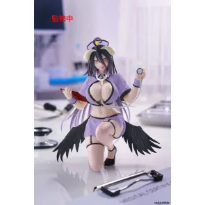 Overlord PVC Figur Desktop Cute Albedo (Nurse Ver.) Renewal 13 cm
