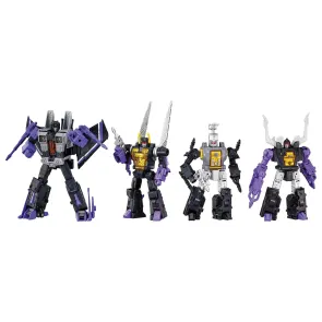 Transformers Dramatic Capture Series Actionfiguren 4er-Pack Decepticons Part 2