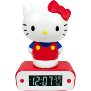 Hello Kitty Wecker mit Leuchtfunktion Hello Kitty 17 cm
