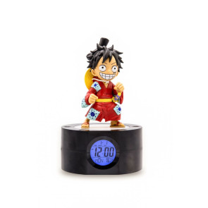 One Piece Wecker mit Leuchtfunktion Ruffy 18 cm