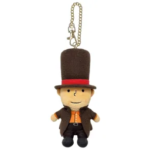 Professor Layton und die Neue Welt des Dampfes Plüsch-Schlüsselanhänger Metall 16 cm