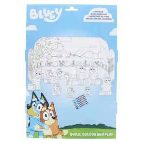 Bluey Ausmal- und Spielwelt Set