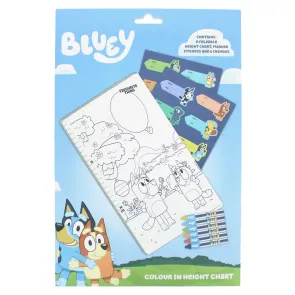 Bluey Mitwachs-Messlatte