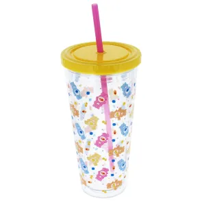 Glücksbärchis Becher mit Strohhalm 350 ml