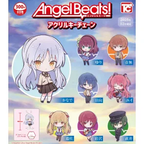 Angel Beats! Acryl Schlüsselanhänger 6 cm Sortiment (12)      