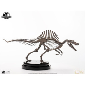 Jurassic Park III ECC Elite Creature Line Statue 1/24 Spinosaurus Skeleton Bronze 27 cm