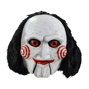Saw Latex-Maske mit Kunsthaar Billy Puppet  