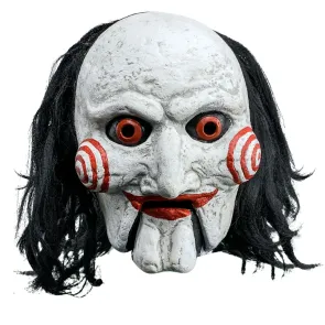 Saw Latex-Maske mit Kunsthaar Billy Puppet Moving Mouth 