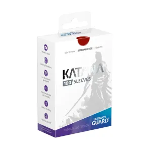 Ultimate Guard Katana Sleeves Standardgröße Rot (100)