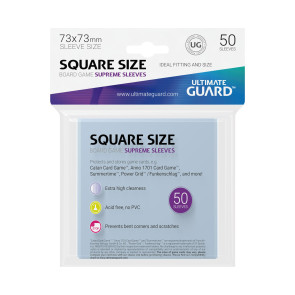 Ultimate Guard Supreme Sleeves für Brettspielkarten Quadratisch (50)