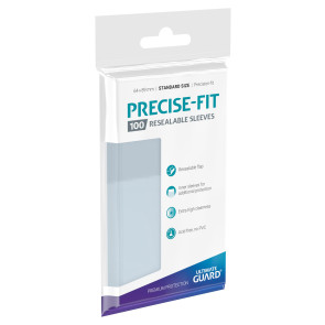 Ultimate Guard Precise-Fit Sleeves wiederverschließbar Standardgröße Transparent (100)