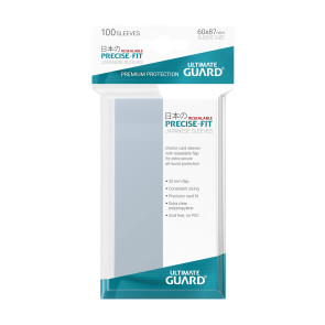 Ultimate Guard Precise-Fit Sleeves wiederverschließbar Japanische Größe Transparent (100)