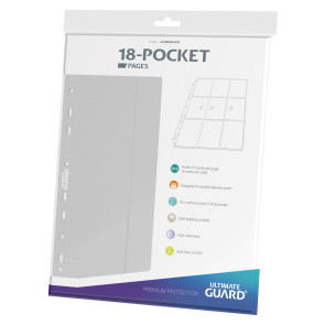 Ultimate Guard 18-Pocket Pages Side-Loading Weiß (10)