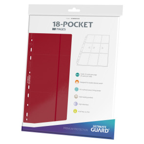 Ultimate Guard 18-Pocket Pages Side-Loading Rot (10)