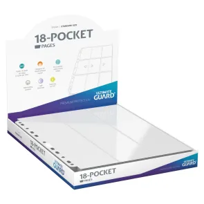 Ultimate Guard 18-Pocket Pages Side-Loading (50) - White