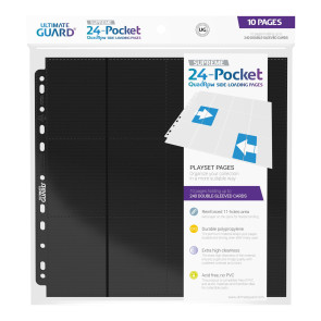 Ultimate Guard 24-Pocket QuadRow Pages Side-Loading Schwarz (10)