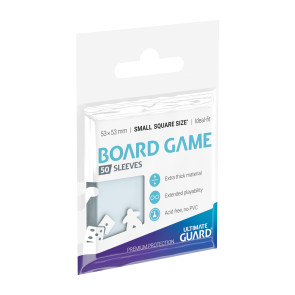 Ultimate Guard Premium Sleeves für Brettspielkarten Quadratisch Klein (50)