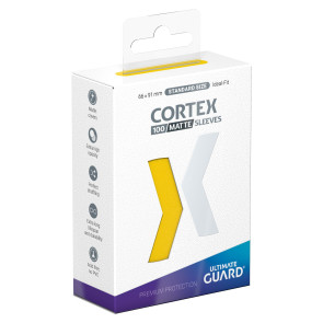 Ultimate Guard Cortex Sleeves Standardgröße Matte Yellow (100)