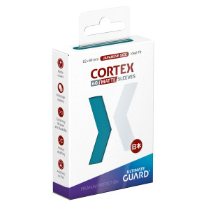 Ultimate Guard Cortex Sleeves Japanese Size Matte Petrol (60)