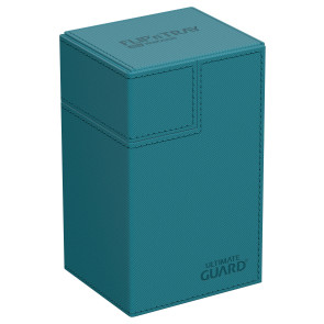 Ultimate Guard Flip`n`Tray 80+ XenoSkin Monocolor Petrolblau