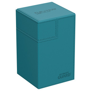 Ultimate Guard Flip`n`Tray 100+ XenoSkin Monocolor Petrolblau