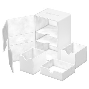 Ultimate Guard Twin Flip`n`Tray 160+ XenoSkin Monocolor Weiß