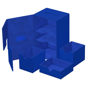 Ultimate Guard Twin Flip`n`Tray 160+ XenoSkin Monocolor Blau