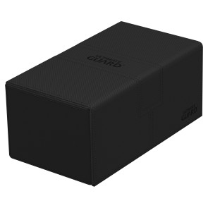 Ultimate Guard Twin Flip`n`Tray 200+ XenoSkin Monocolor Schwarz