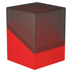 Ultimate Guard Boulder Deck Case 100+ SYNERGY Schwarz/Rot