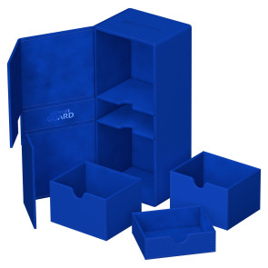 Ultimate Guard Twin Flip`n`Tray 266+ Xenoskin Blau