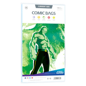 Ultimate Guard Comic Bags Current Size (100)