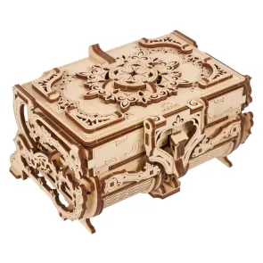 Ugears 3D-Holzpuzzle Antik-Schatulle