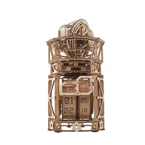 Ugears 3D-Holzpuzzle Tourbillon-Tischuhr Sternengucker