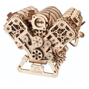 Ugears 3D-Holzpuzzle V8-Motor
