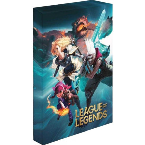 League of Legends Leinwandbild mit Beleuchtung Fight for Glory