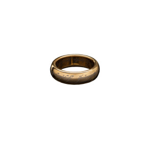Herr der Ringe Wolfram-Ring Der Eine Ring (vergoldet) Größe 6