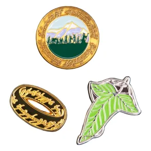 Herr der Ringe Trilogie Pin-Set A Ringbearer's Journey