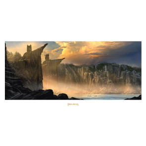 Herr der Ringe Kunstdruck The Argonath - Pillars of the Kings 59 x 30 cm