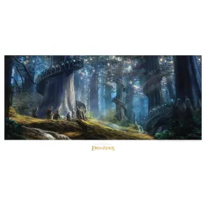 Herr der Ringe Kunstdruck Lothlorien 59 x 30 cm