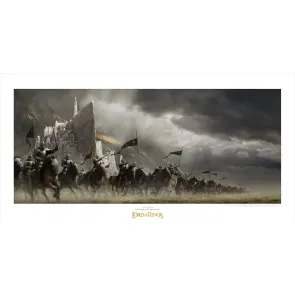 Herr der Ringe Kunstdruck Faramir's Charge 59 x 30 cm