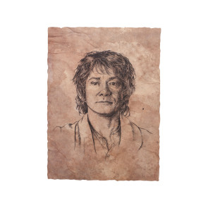 Der Hobbit Kunstdruck Portrait of Bilbo Baggins 21 x 28 cm