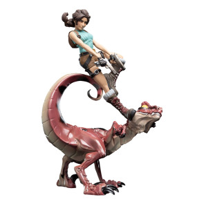 Tomb Raider Mini Epics Vinyl Figur Lara Croft & Raptor 24 cm