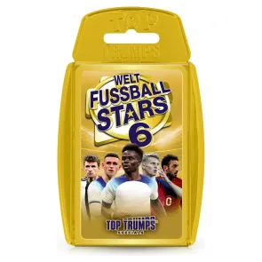 Weltfussballstars 6 Kartenspiel Top Trumps *Deutsche Version*