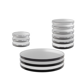 WizKids Deep Cuts Bases für Miniaturen 12er-Pack durchsichtig