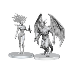 Pathfinder Deep Cuts Miniaturen unbemalt Gargoyle & Shae