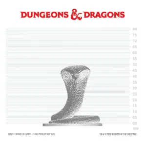 D&D Nolzur's Marvelous Miniatures Minifigur Polarschlange 4 cm