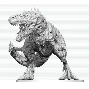 Dungeons & Dragons Nolzur's Marvelous Miniatures Miniatur unbemalt Tyrannosaurus Zombie 20 cm