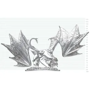 Dungeons & Dragons Nolzur's Marvelous Miniatures Miniatur unbemalt Junger Saphirdrache 20 cm